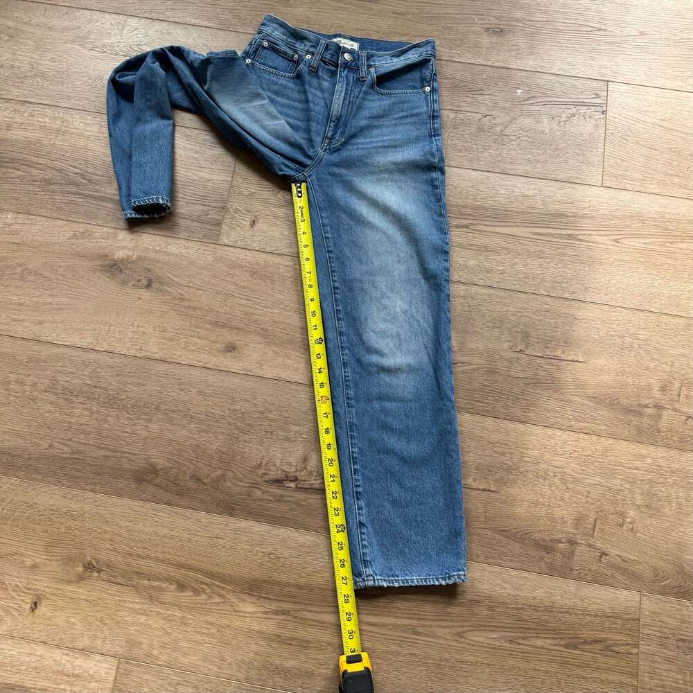 Madewell Perfect Vintage Straight Jeans Size 26 Blue High Rise Denim - Picture 3 of 8